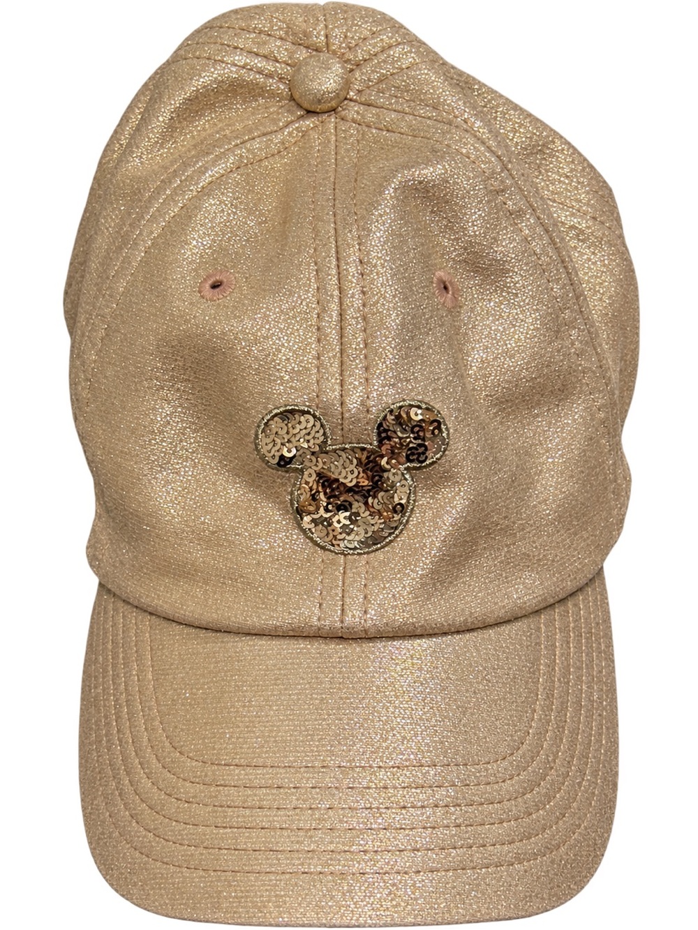 Disney Gold Sequin Mickey Cap